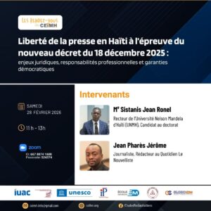 Liberté de la presse en Haïti à l’épreuve du nouveau décret du 18 décembre 2025