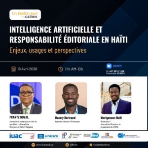 Intelligence artificielle et presse écrite en Haïti : enjeux, usages et perspectives